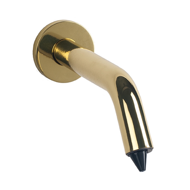 Milan Touchless Wall Mounted Soap Dispenser Polished Brass Finish